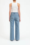 Far Out High Rise Wide Leg Jean - Twinkle