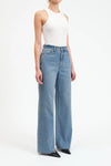 Far Out High Rise Wide Leg Jean - Twinkle