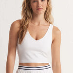 V-Neck Longline Tank Bra