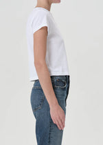 Adine Shrunken Tee - White