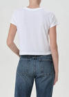 Adine Shrunken Tee - White