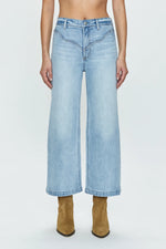 Lana Crop Western High Rise Ultra-Wide Leg Jean - Saint Vincent