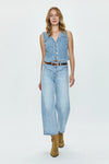 Lana Crop Western High Rise Ultra-Wide Leg Jean - Saint Vincent