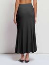 Melani Ribbed Long Skirt