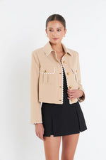 Sara Scalloped Jacket